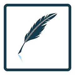 Image showing Writing feather icon