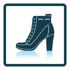 Image showing Ankle boot icon