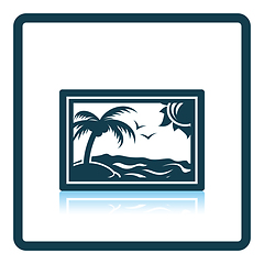 Image showing Landscape art icon