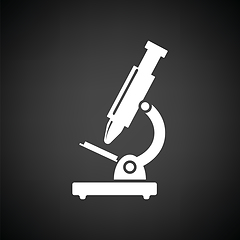 Image showing School microscope icon