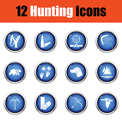 Image showing Set of painting icons. 