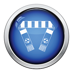 Image showing Football fans scarf icon