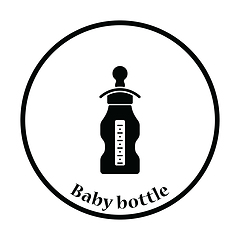 Image showing Baby bottle icon