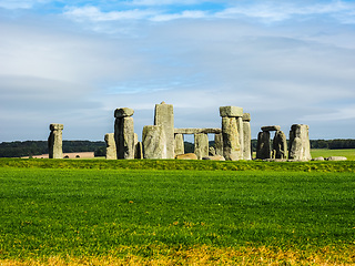 Image showing HDR Stonehenge monument in Amesbury