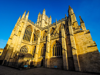 Image showing HDR Bath Abbey in Bath