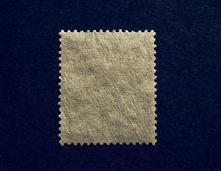 Image showing Vintage looking Blank stamp