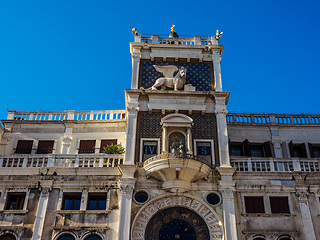 Image showing St Mark clock tower in Venice HDR