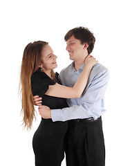 Image showing Couple lovingly embracing each other