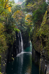 Image showing Takachiho gorge at Miyazaki