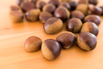 Image showing Heap of chestnut