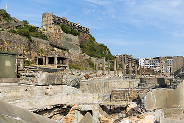 Image showing Abandoned Battleship island in Japan