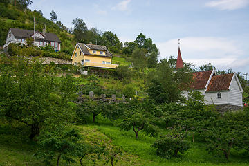 Image showing Undredal Stave Church, Sogn og Fjordane, Norway