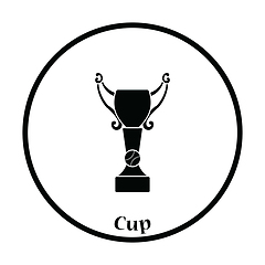 Image showing Baseball cup icon