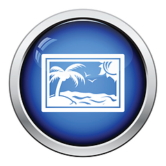 Image showing Landscape art icon