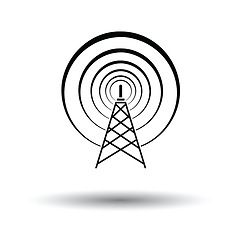 Image showing Radio antenna icon