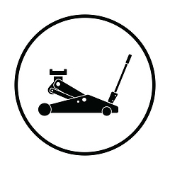 Image showing Hydraulic jack icon