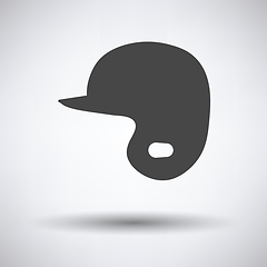 Image showing Baseball helmet icon