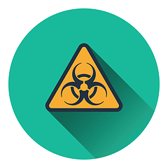 Image showing Icon of biohazard