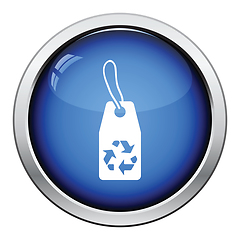 Image showing Tag and recycle sign icon
