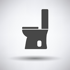 Image showing Toilet bowl icon