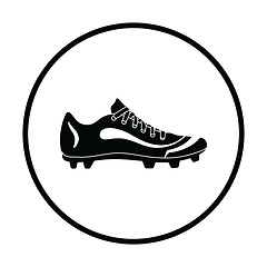 Image showing American football boot icon