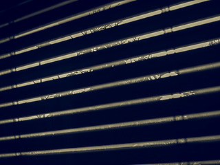 Image showing Vintage looking Window blinds