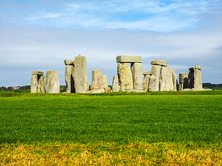 Image showing HDR Stonehenge monument in Amesbury