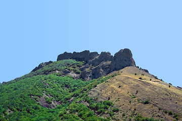 Image showing Mountains, the sky. Ukraine. Southern coast of Crimea. 