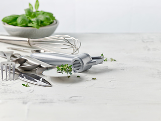 Image showing various kitchen utensils