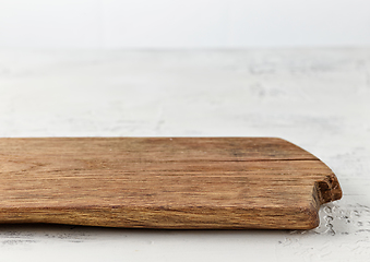 Image showing old empty wooden cutting board