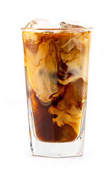 Image showing iced coffee with milk