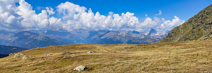 Image showing South Tyrolean Alps in autumn