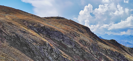 Image showing South Tyrolean Alps in autumn