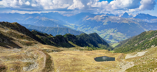 Image showing South Tyrolean Alps in autumn