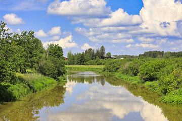 Image showing Summer Lake Reflections