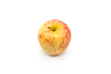 Image showing Tasty juicy apple on a white background