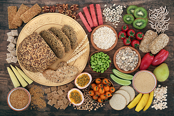 Image showing Vegan Health Food High in Dietary Fibre