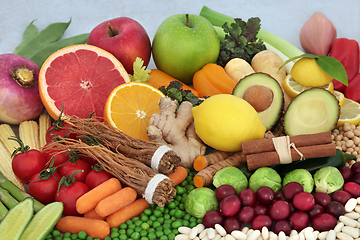 Image showing Healthy Food for Immune Defense