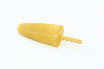 Image showing Popsicle on a stick on white background 