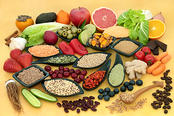 Image showing Collection of the Worlds Healthiest Foods