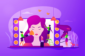 Image showing Beauty salon concept vector illustration