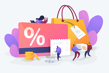 Image showing Discount and loyalty card vector illustration.