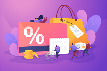 Image showing Discount and loyalty card vector illustration.