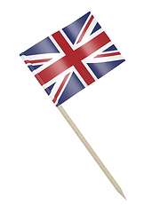 Image showing United Kingdom small paper flag