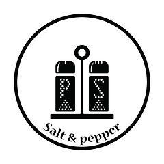 Image showing Pepper and salt icon