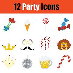 Image showing Party icon set