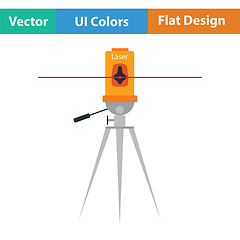 Image showing Laser level tool icon
