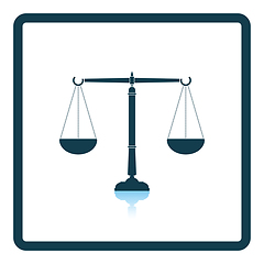 Image showing Justice scale icon