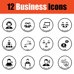 Image showing Business icon set