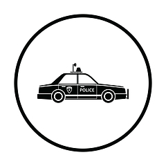 Image showing Police car icon